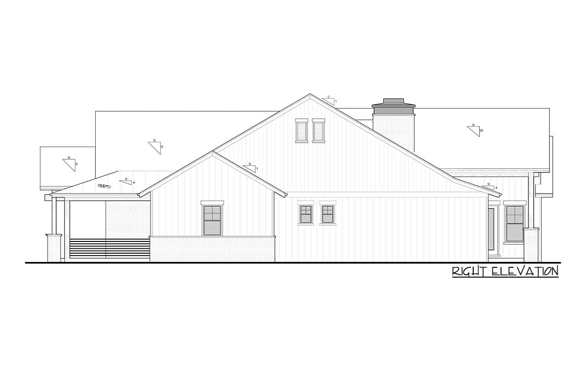 Plan 95125RW: Rustic Craftsman Home Plan with Vaulted Covered Patio - Image #17 - Cottage, Country, Craftsman, Mountain, New American, Northwest, Rustic