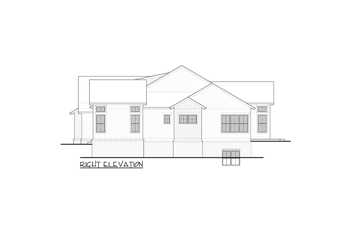 Plan 95130RW: Rustic Mountain Ranch Home Plan with L-Shaped Rear Covered Patio - 2105 Sq Ft - Image #24 - Country, Craftsman, Mountain, New American, Ranch, Rustic