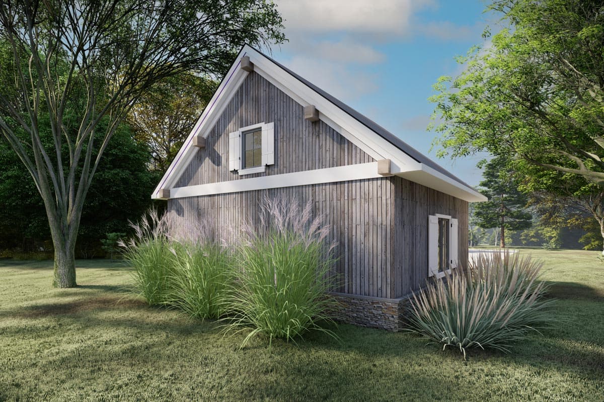 Plan 865009SHW: Classic Craftsman 2-Car Garage - 576 Sq Ft - Image #8 - Country, Craftsman, Modern Farmhouse, New American