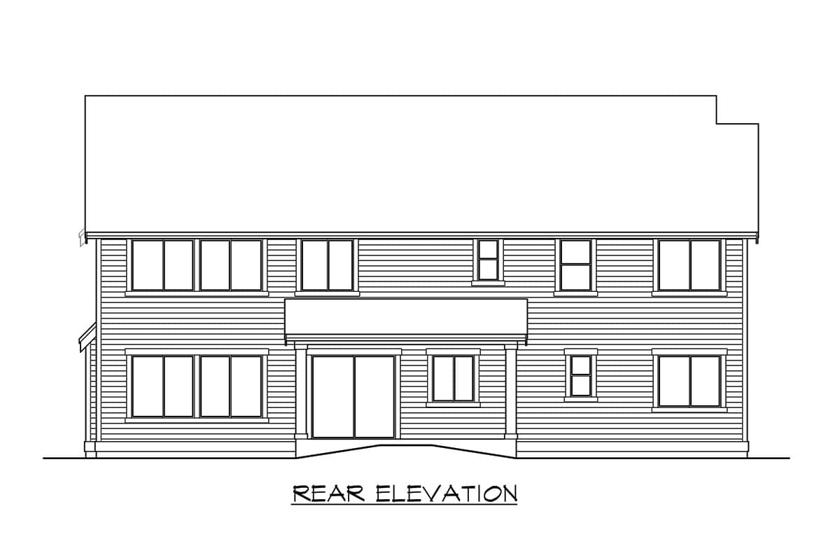 Plan 23925JD: Shingle House Plan Immense Curb Appeal with 4 of 5 Bedrooms Upstairs - Image #27 - Country, Northwest, Shingle