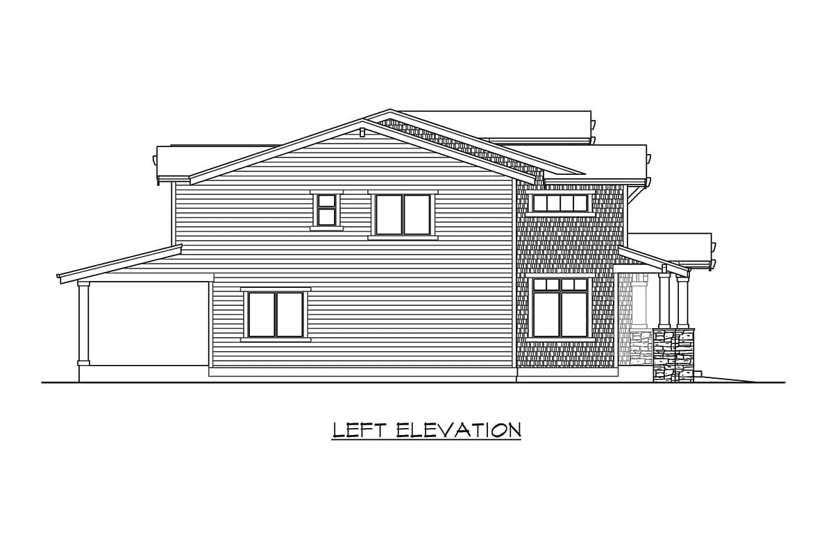 Plan 23926JD: Dreamy Multi-gabled Craftsman Home Plan with 2-Story Great Room - Image #39 - Contemporary, Country, Craftsman, Modern Farmhouse, New American, Northwest