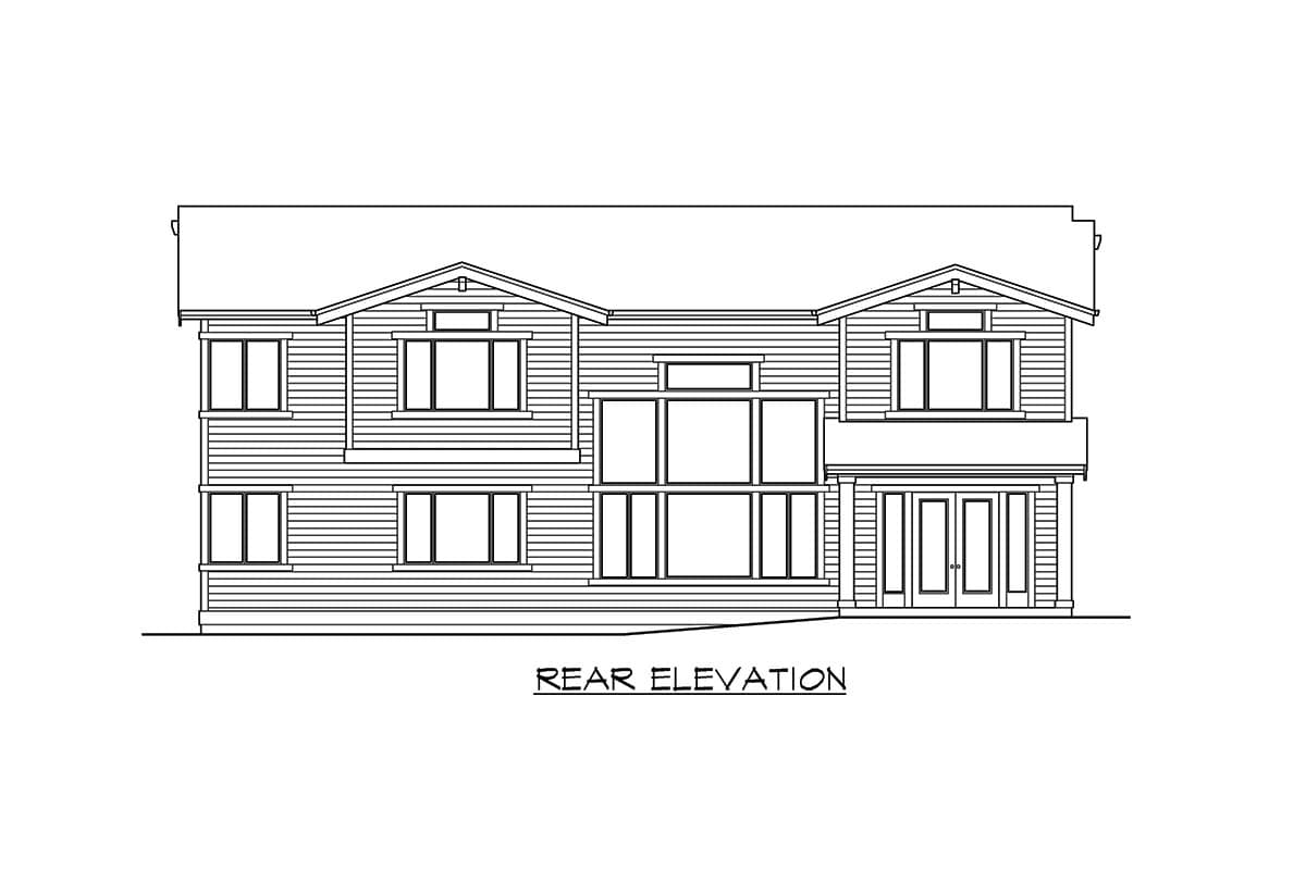 Plan 23926JD: Dreamy Multi-gabled Craftsman Home Plan with 2-Story Great Room - Image #40 - Contemporary, Country, Craftsman, Modern Farmhouse, New American, Northwest