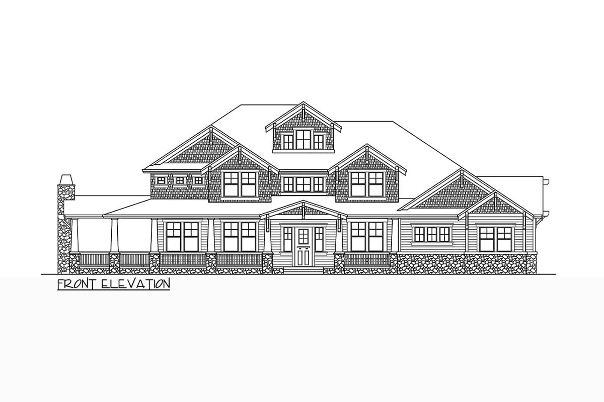 Plan 23930JD: 3-Bed Craftsman House Plan with Cigar / Wine Room - Architectural Designs - Image #34 - Craftsman, Northwest