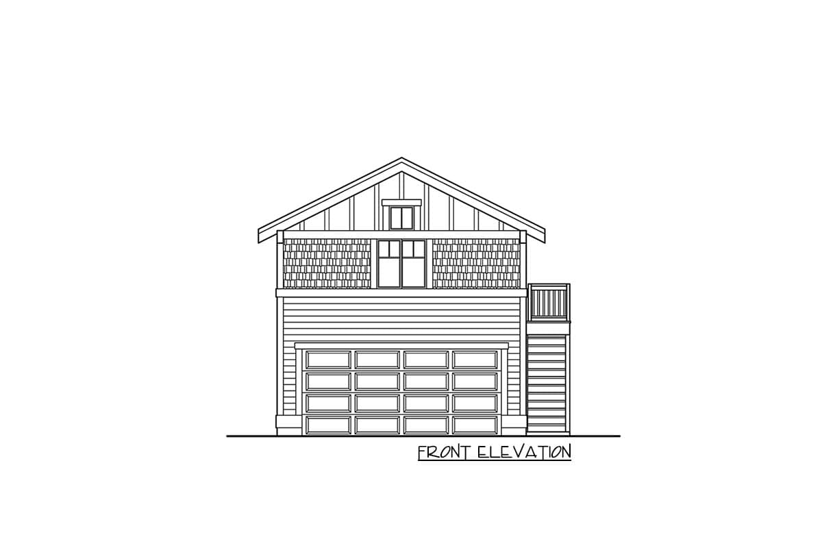 Plan 23932JD: Northwest Craftsman with Detached Carriage House - Architectural Designs - Image #43 - Craftsman, New American, Northwest, Shingle