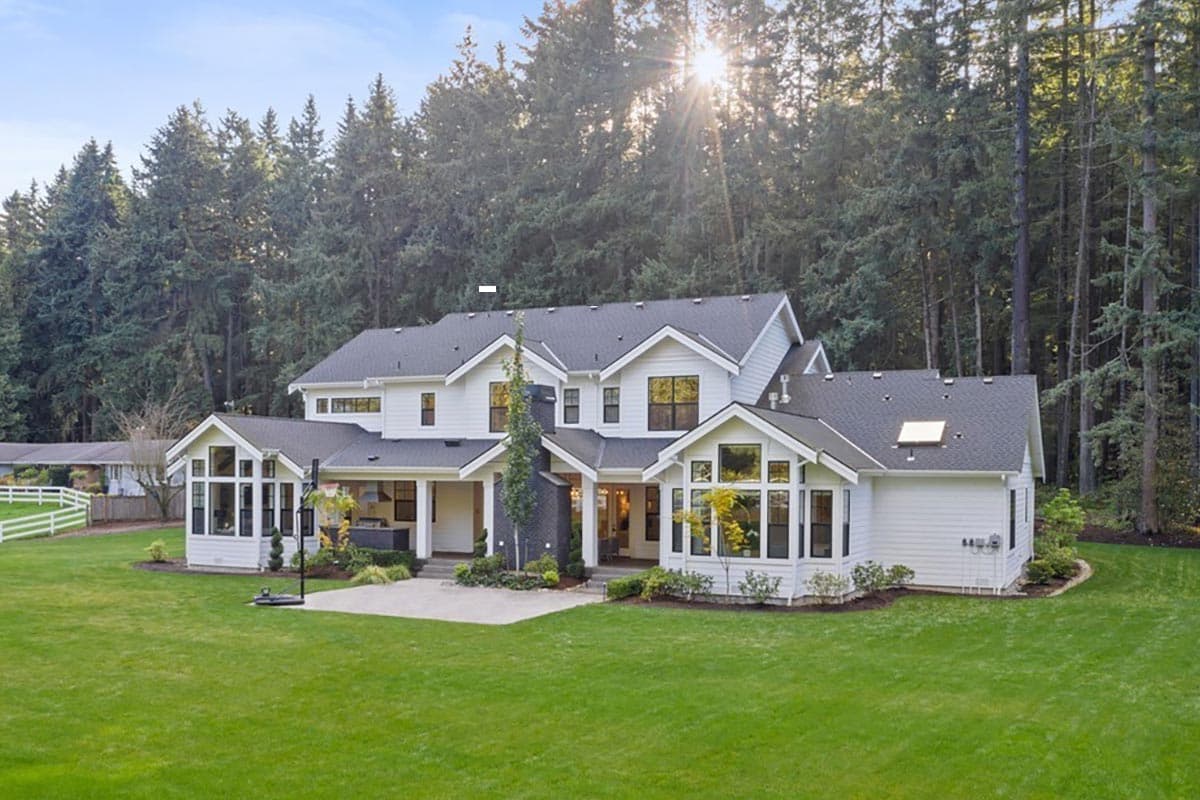 Plan 23936JD: Grand New American House Plan with 4-Car Angled Garage - Image #5 - Country, Craftsman, New American