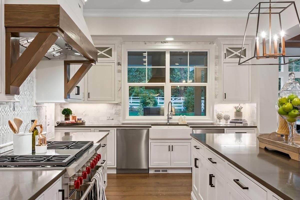 Plan 23936JD: Grand New American House Plan with 4-Car Angled Garage - Image #19 - Country, Craftsman, New American