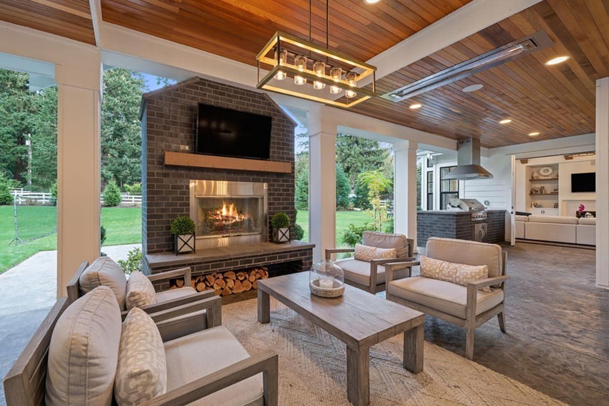 Plan 23936JD: Grand New American House Plan with 4-Car Angled Garage - Image #36 - Country, Craftsman, New American