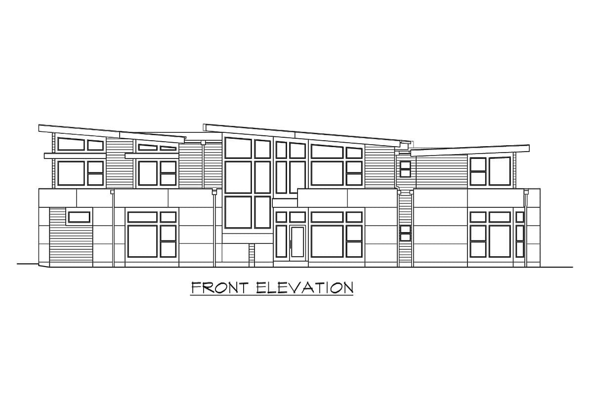 Plan 23937JD: Window-filled Luxury Mid-century Modern House Plan with In-law Suite - Image #33 - Contemporary, Mid Century Modern, Modern, Northwest