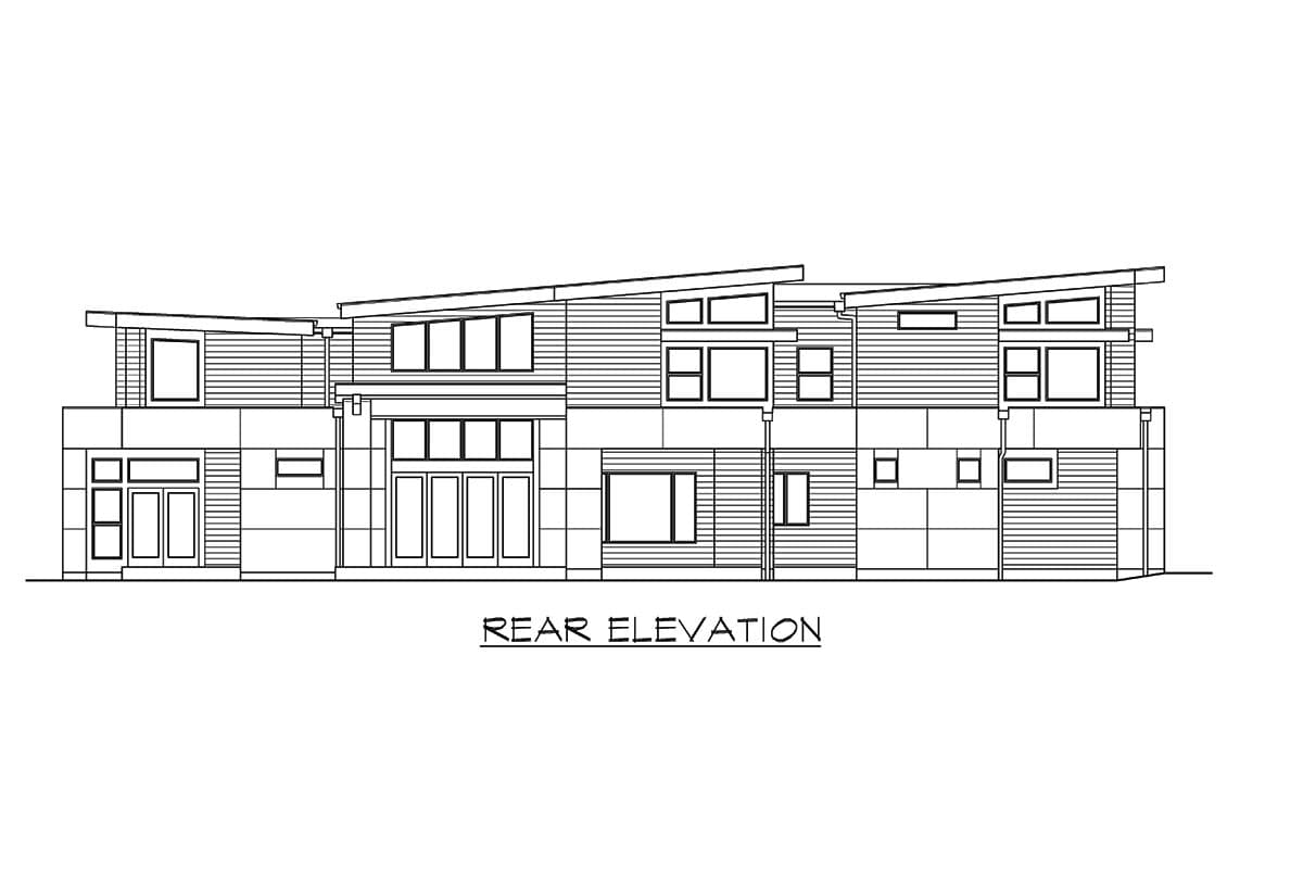 Plan 23937JD: Window-filled Luxury Mid-century Modern House Plan with In-law Suite - Image #35 - Contemporary, Mid Century Modern, Modern, Northwest