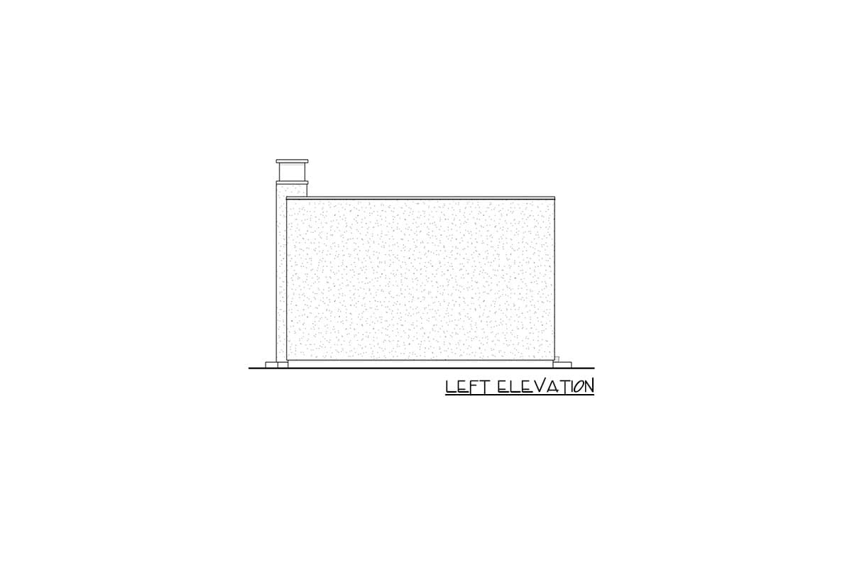 Plan 270050AF: Modern Pool House with Studio or Gym - Image #4 - Contemporary, Mid Century Modern, Modern, Northwest