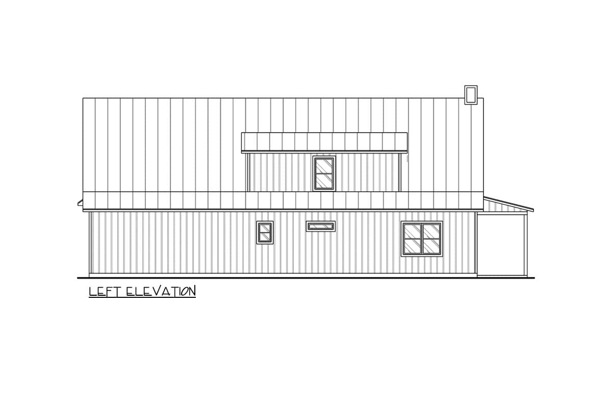 Plan 461000DNN: 3-Bed Barndominium with 4-Car Garage / Shop - Image #5 - Barndominium, Country, Southern, Traditional