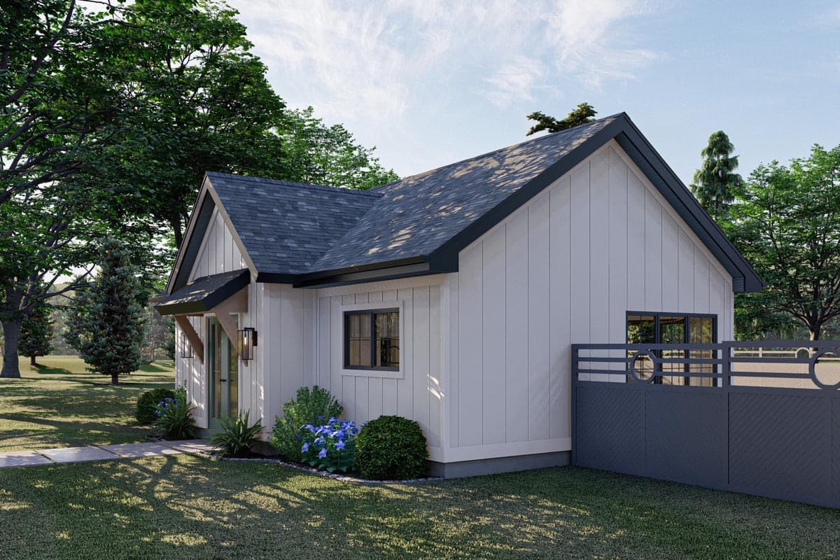 Plan 623069DJ: 1-Bed Casita or ADU under 800 Square Feet - Image #4 - Cottage, Country, Traditional