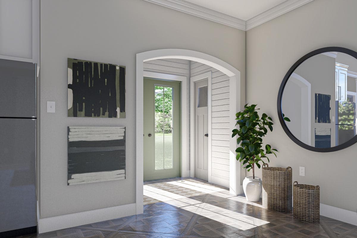 Plan 623069DJ: 1-Bed Casita or ADU under 800 Square Feet - Image #5 - Cottage, Country, Traditional