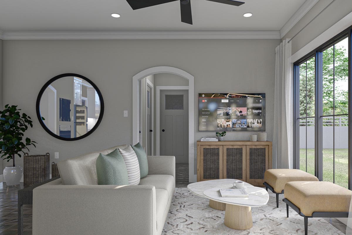 Plan 623069DJ: 1-Bed Casita or ADU under 800 Square Feet - Image #6 - Cottage, Country, Traditional