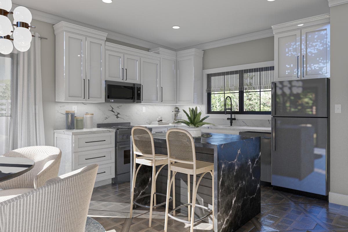 Plan 623069DJ: 1-Bed Casita or ADU under 800 Square Feet - Image #8 - Cottage, Country, Traditional