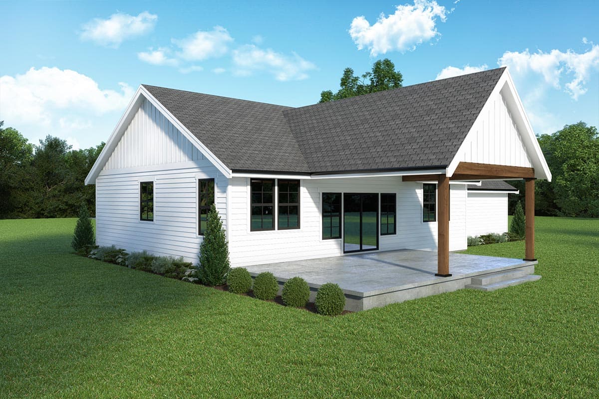 Plan 280161JWD: New American Ranch Plan with Vaulted Great Room - 1284 Sq Ft - Image #11 - New American, Ranch