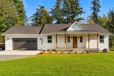 New American Ranch Plan with Vaulted Great Room - 1284 Sq Ft