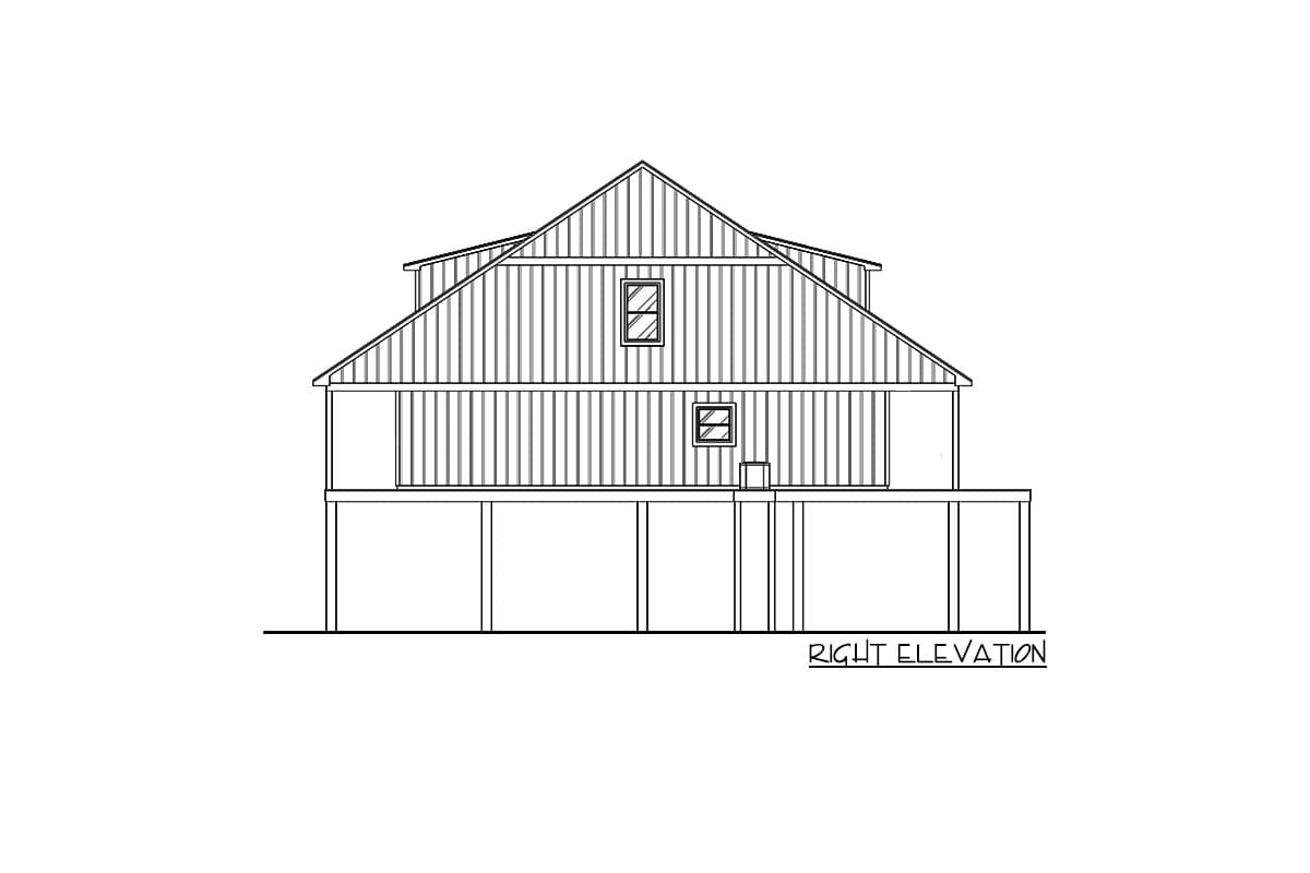 Plan 461003DNN: Exclusive 5-Bed Stilt House with Game Room - Image #5 - Beach, Coastal, Low Country, Vacation