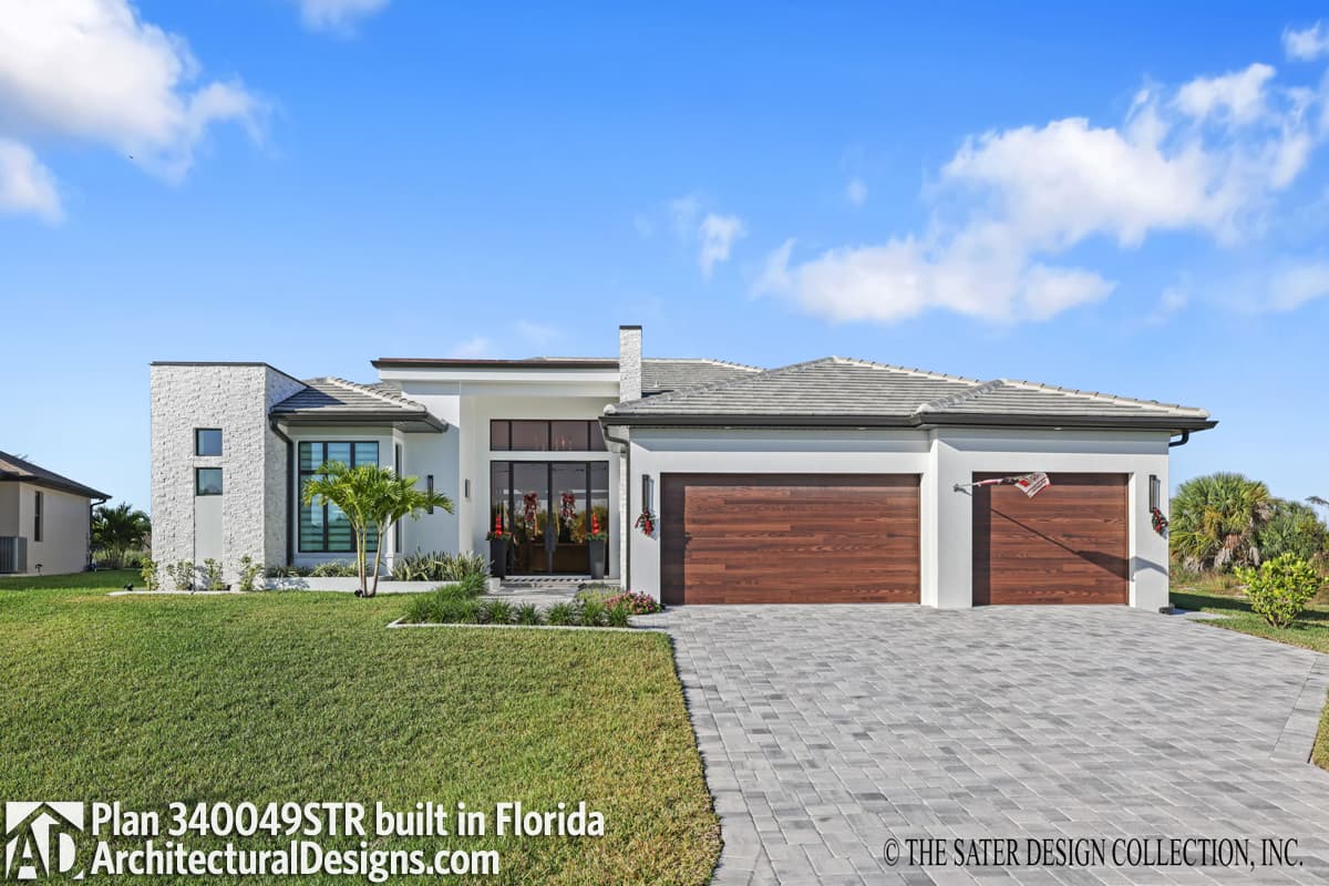 build gallery item - Mid-Century House Plan 340049STR Comes to Life in Florida