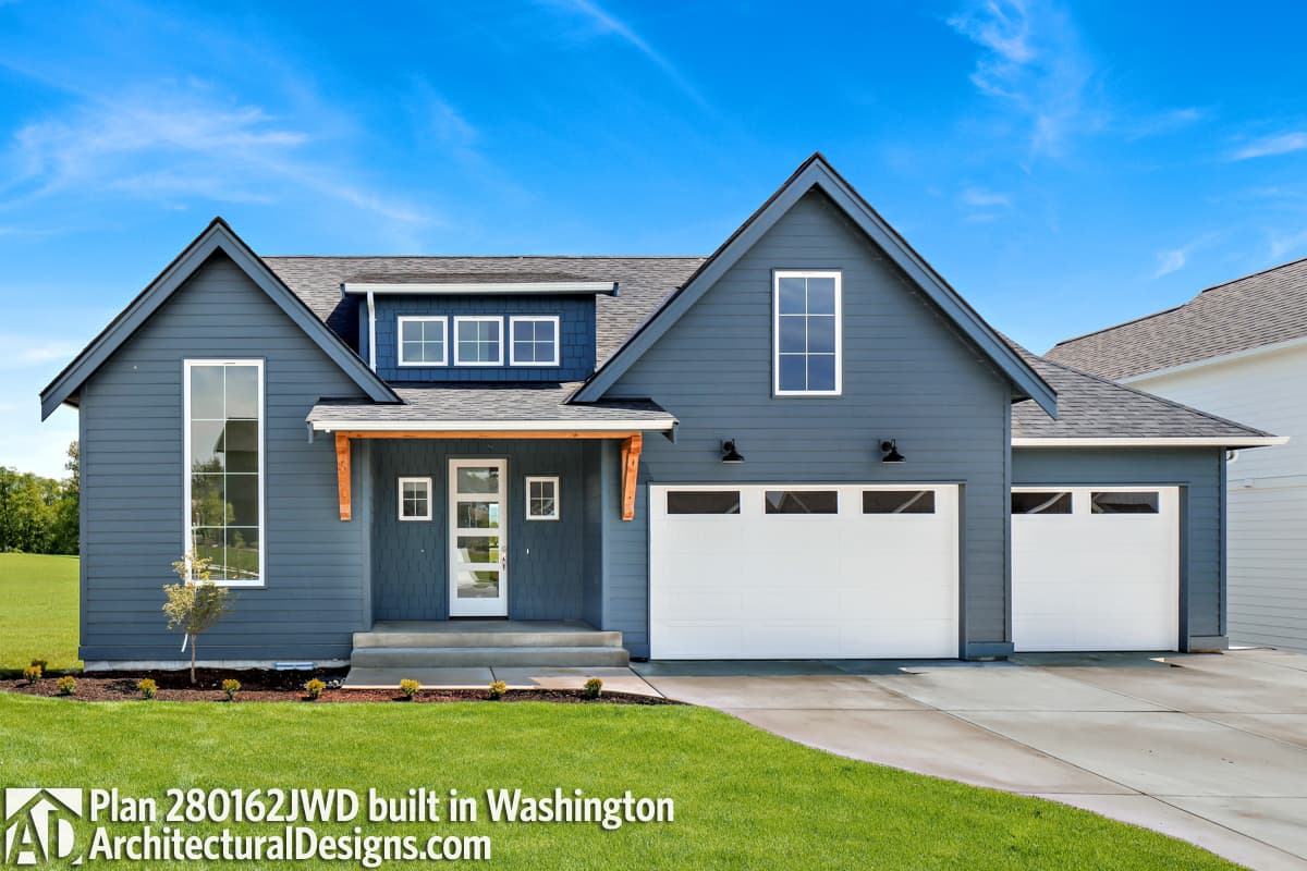 build gallery item - Contemporary Country House Plan 280162JWD Comes to Life in Washington