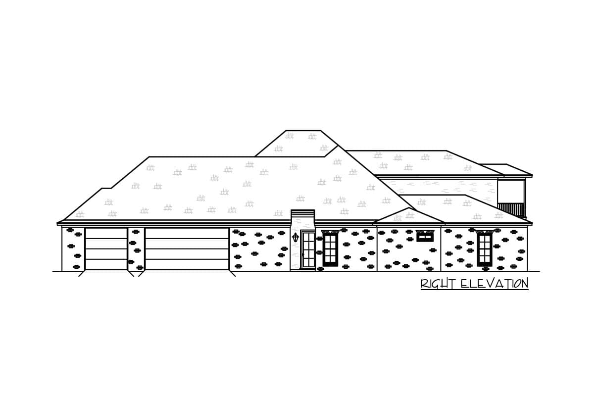 Plan 83831JW: Brick-clad Southern House Plan with Optional Bonus Room - Image #57 - European, French Country, Southern