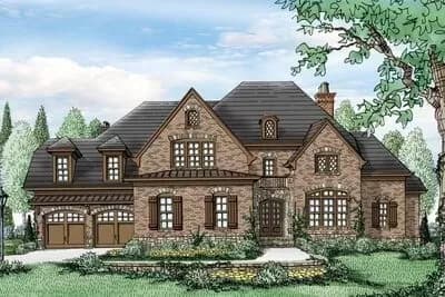 Spacious Traditional House Plan with Two Master Suites and Two Laundry Rooms - 6353 Sq Ft