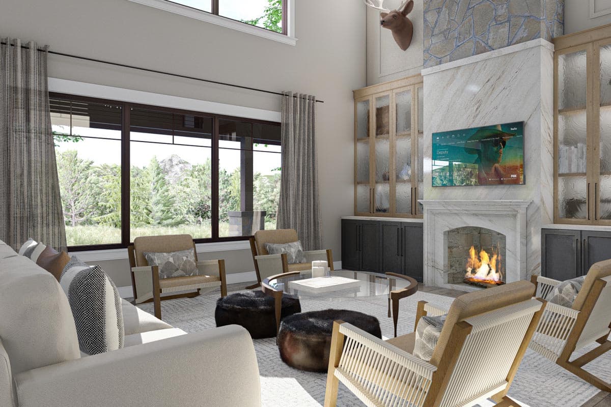 Plan 623070DJ: Handsome Barndominium-Style House Plan with Large 3-Car Garage - Image #7 - Barndominium, Country, Craftsman, Modern Farmhouse, Rustic