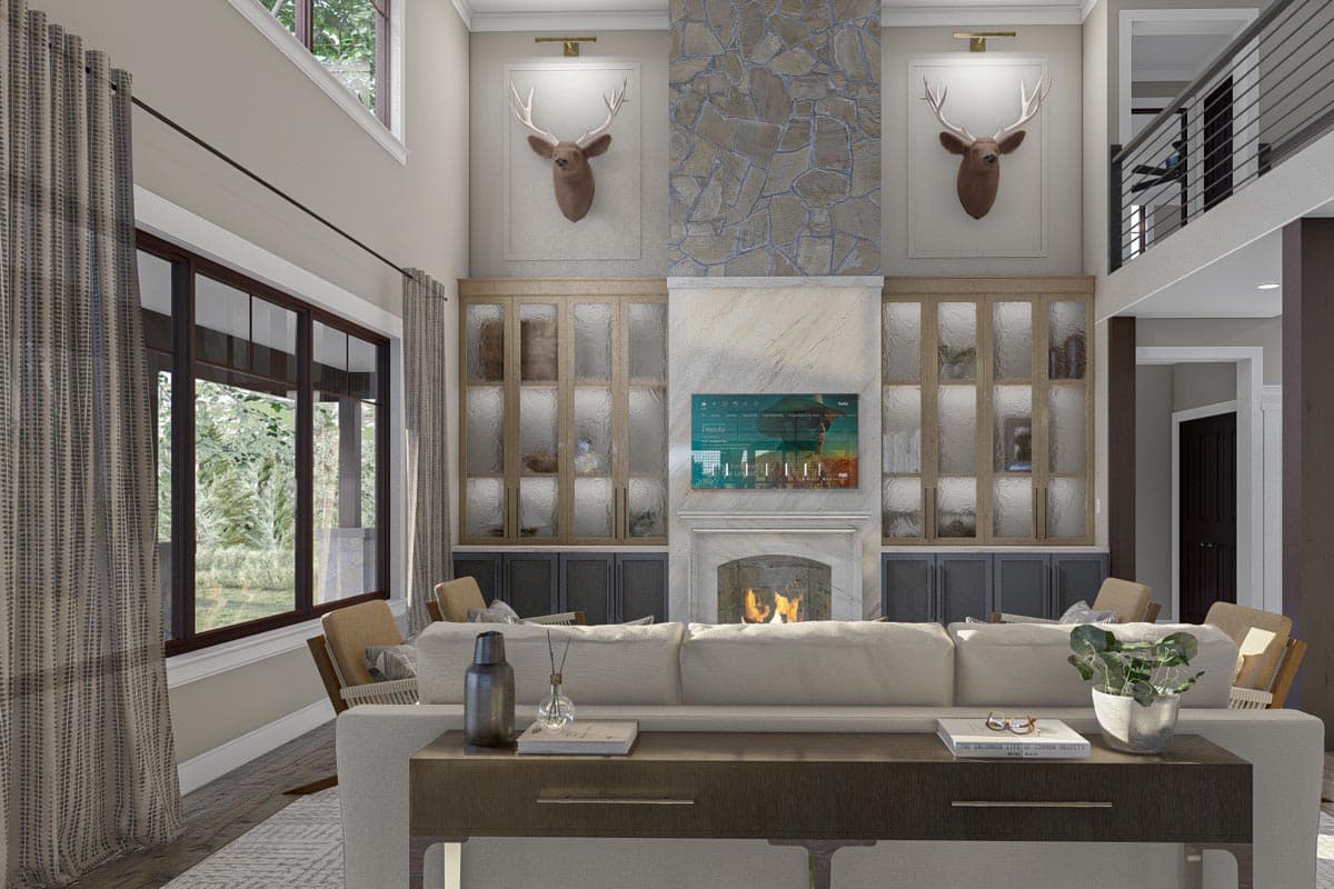 Plan 623070DJ: Handsome Barndominium-Style House Plan with Large 3-Car Garage - Image #8 - Barndominium, Country, Craftsman, Modern Farmhouse, Rustic