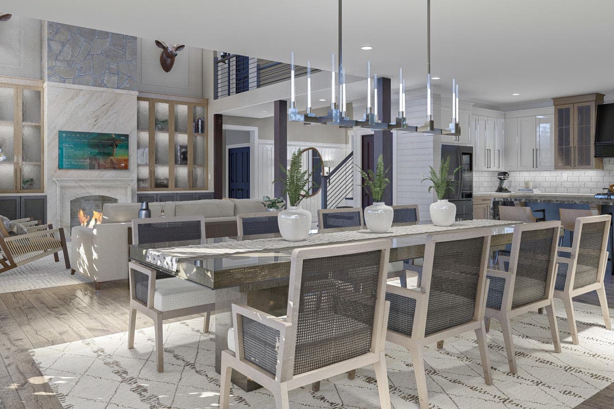 Plan 623070DJ: Handsome Barndominium-Style House Plan with Large 3-Car Garage - Image #9 - Barndominium, Country, Craftsman, Modern Farmhouse, Rustic