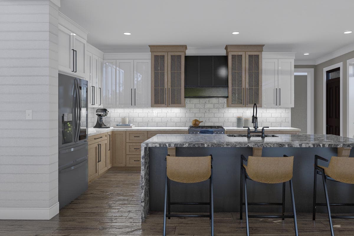 Plan 623070DJ: Handsome Barndominium-Style House Plan with Large 3-Car Garage - Image #10 - Barndominium, Country, Craftsman, Modern Farmhouse, Rustic