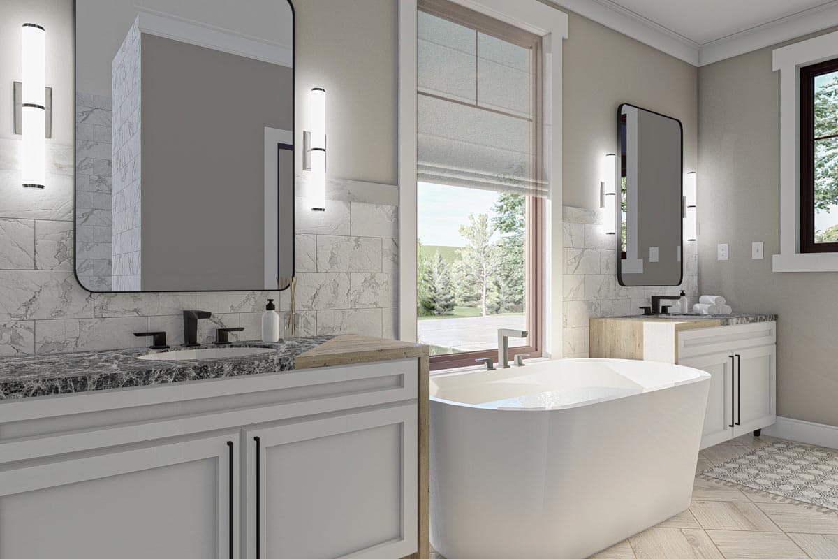 Plan 623070DJ: Handsome Barndominium-Style House Plan with Large 3-Car Garage - Image #15 - Barndominium, Country, Craftsman, Modern Farmhouse, Rustic