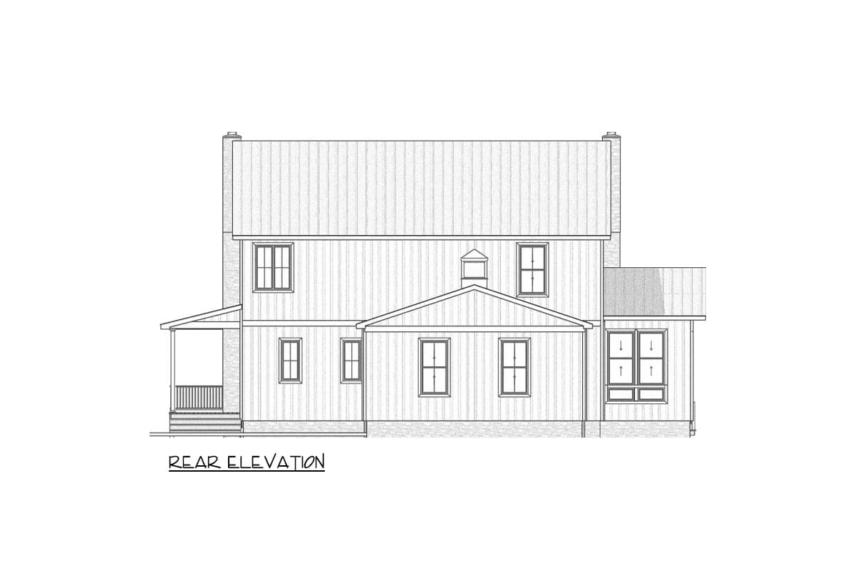 Plan 911014JVD: Master-Up Classic Farmhouse with Wrap Around Porch and Amenities - 3228 Sq Ft - Image #8 - Colonial, Country, Craftsman, Farmhouse, Modern Farmhouse, Southern, Traditional
