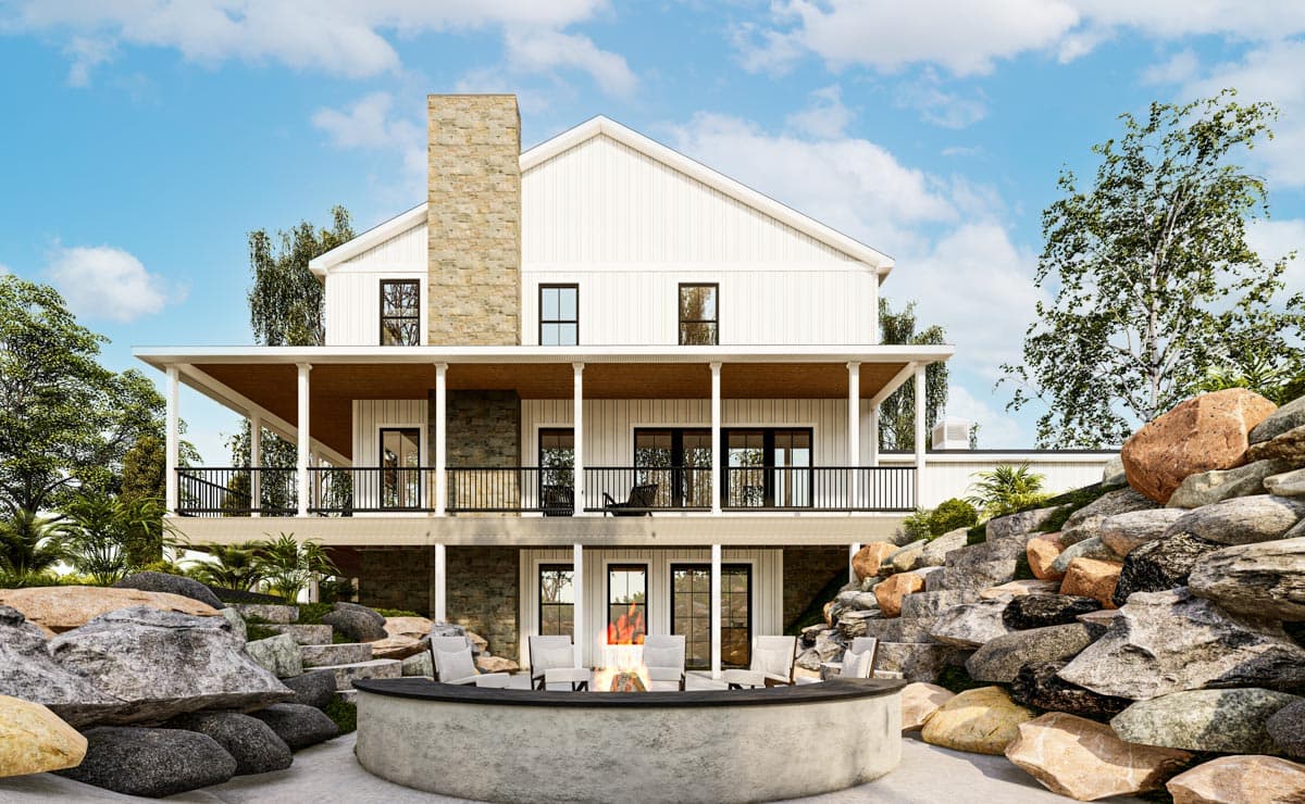 Plan 911014JVD: Master-Up Classic Farmhouse with Wrap Around Porch and Amenities - 3228 Sq Ft - Image #4 - Colonial, Country, Craftsman, Farmhouse, Modern Farmhouse, Southern, Traditional