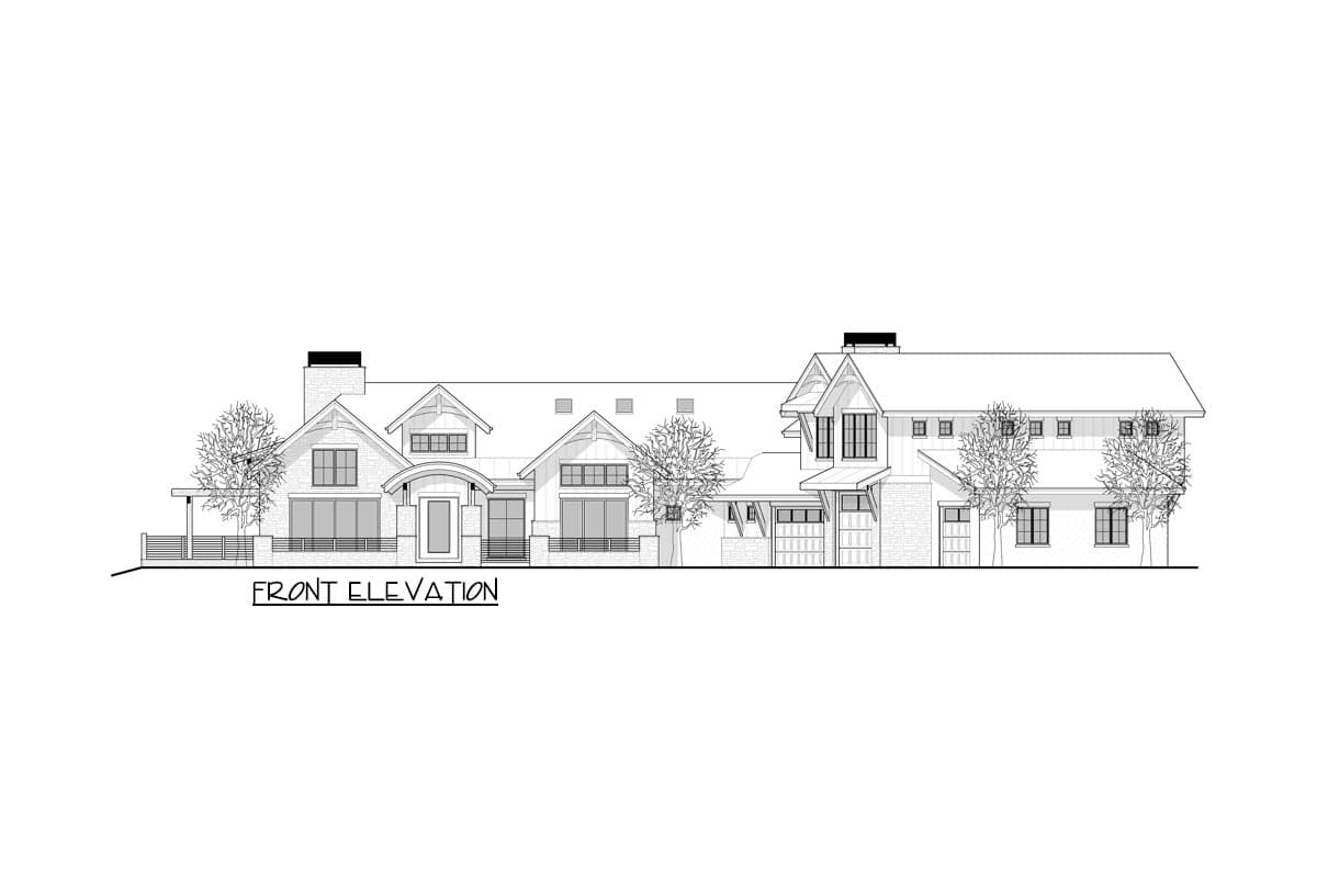 Plan 95131RW: Luxury Mountain Home Plan with In-Law Suite and Walkout Basement - Image #4 - Contemporary, Craftsman, Mountain, Northwest, Rustic, Transitional