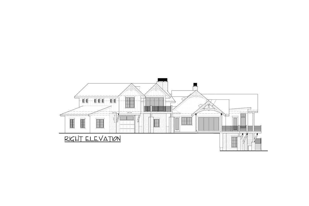 Plan 95131RW: Luxury Mountain Home Plan with In-Law Suite and Walkout Basement - Image #7 - Contemporary, Craftsman, Mountain, Northwest, Rustic, Transitional