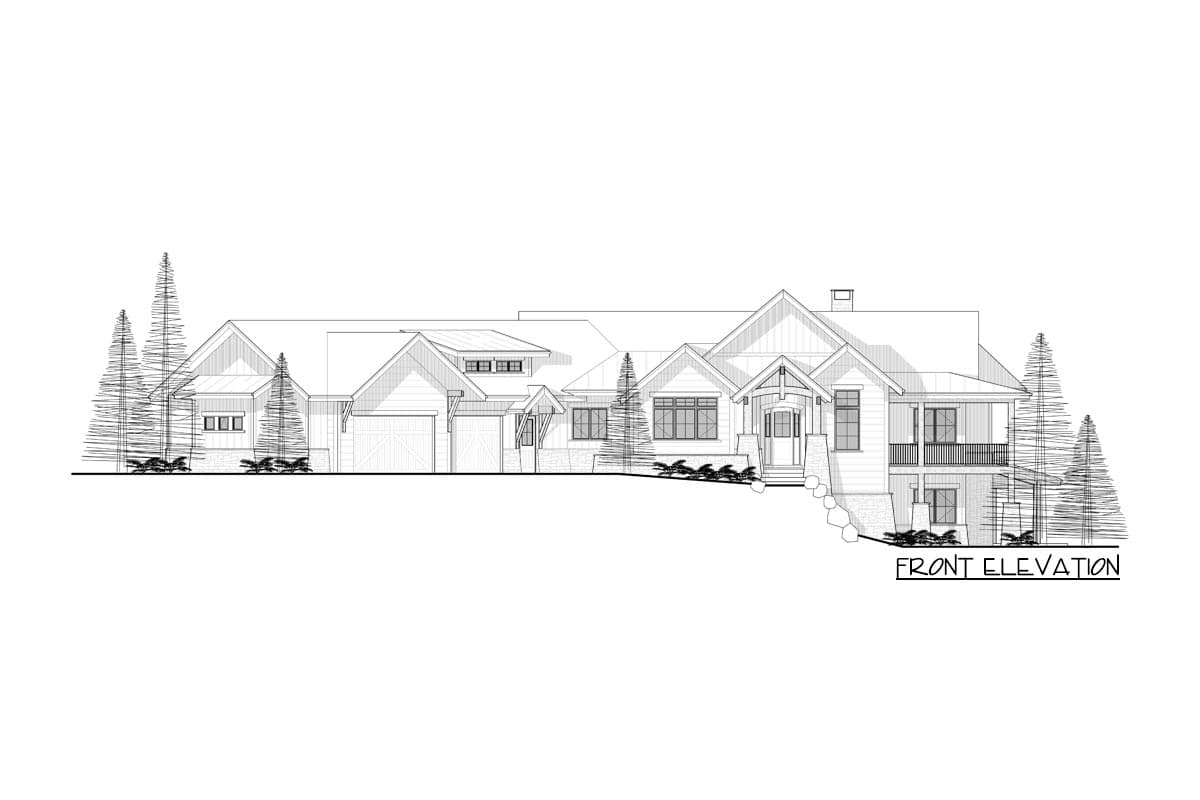 Plan 95132RW: Mountain Modern Home Plan with Studio and Walkout Basement - 2516 Sq Ft - Image #23 - Country, Craftsman, Mountain, Rustic