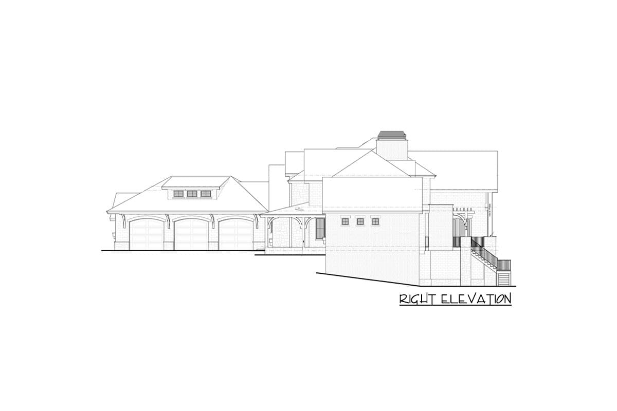 Plan 95134RW: Spacious Two-story Home Plan with Walkout Basement and Home Office - Image #6 - Country, Craftsman