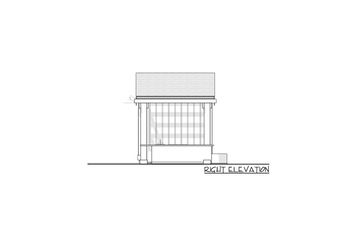 Plan 270053AF: Pool House with Lounge Area - Image #7 - Cottage, Country, Modern Farmhouse, Traditional