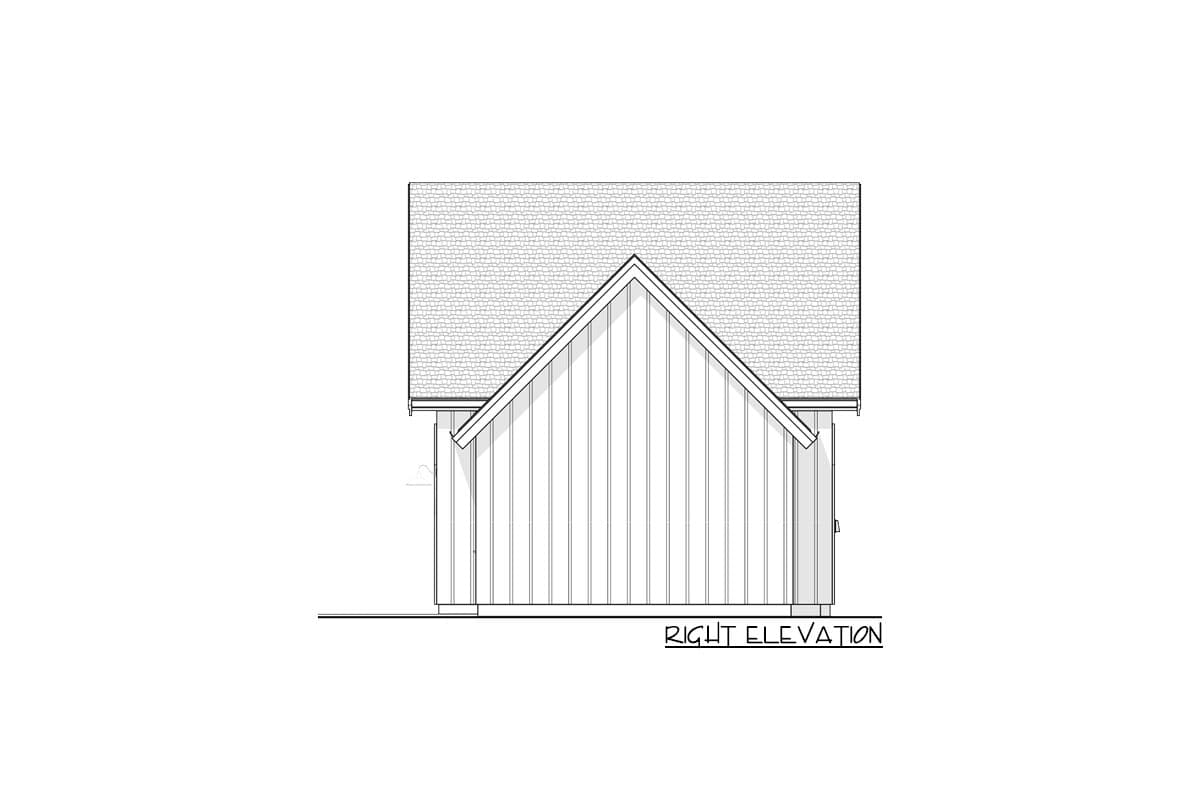 Plan 270054AF: New American Pool House with Fireplace - Image #5 - Country, Modern Farmhouse, New American