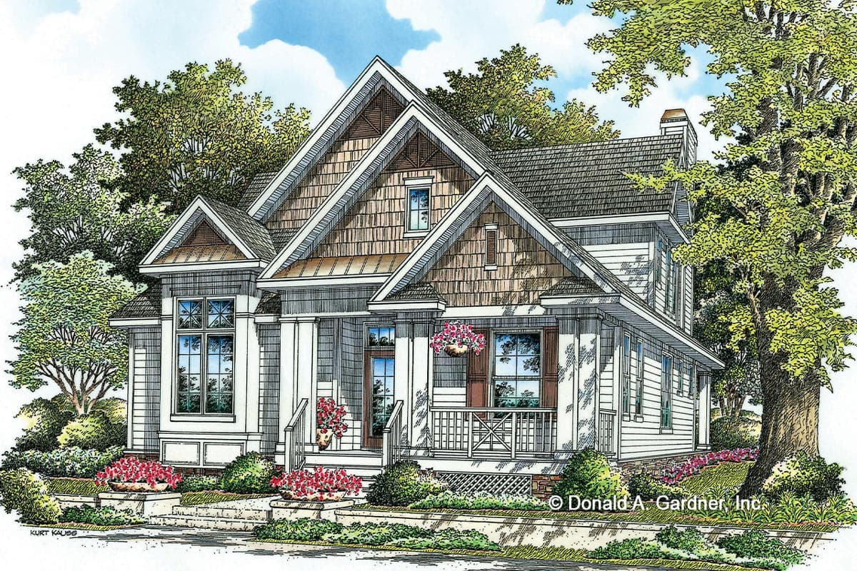 Plan 444240GDN: Charming and Spacious Bungalow with Flex Bedroom or Study - Image #13 - Bungalow, Cottage, Country, Traditional