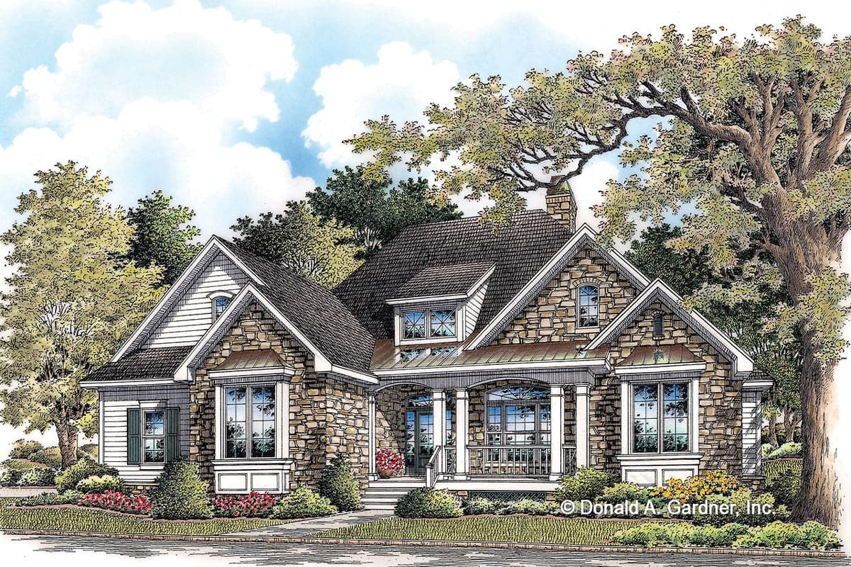 Plan 444244GDN: Empty Nester Dream Ranch Home Plan - Image #16 - Cottage, Country, Craftsman, Ranch