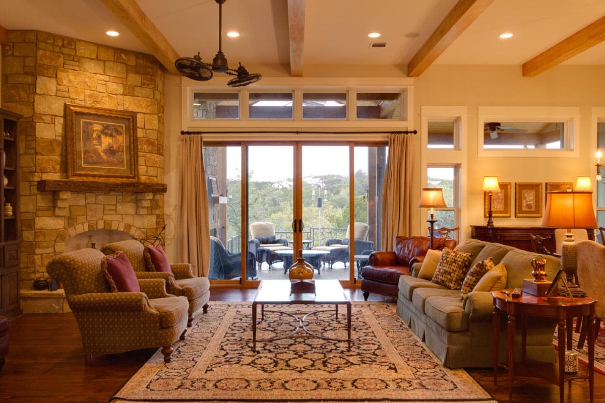 Plan 333009JHB: Hill Country Ranch with Private Casita - Image #4 - Hill Country, Ranch, Rustic