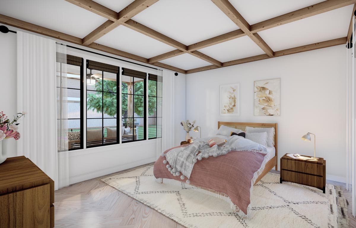 Plan 865010SHW: Modern Farmhouse Plan with 2 Beds Down and 2 Beds Up - Image #11 - Cottage, Country, Farmhouse, Modern Farmhouse, New American, Traditional