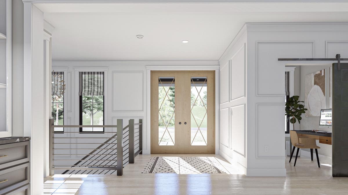 Plan 623072DJ: Contemporary Ranch with Two Separate Garages - Image #8 - Contemporary, Country, New American, Ranch