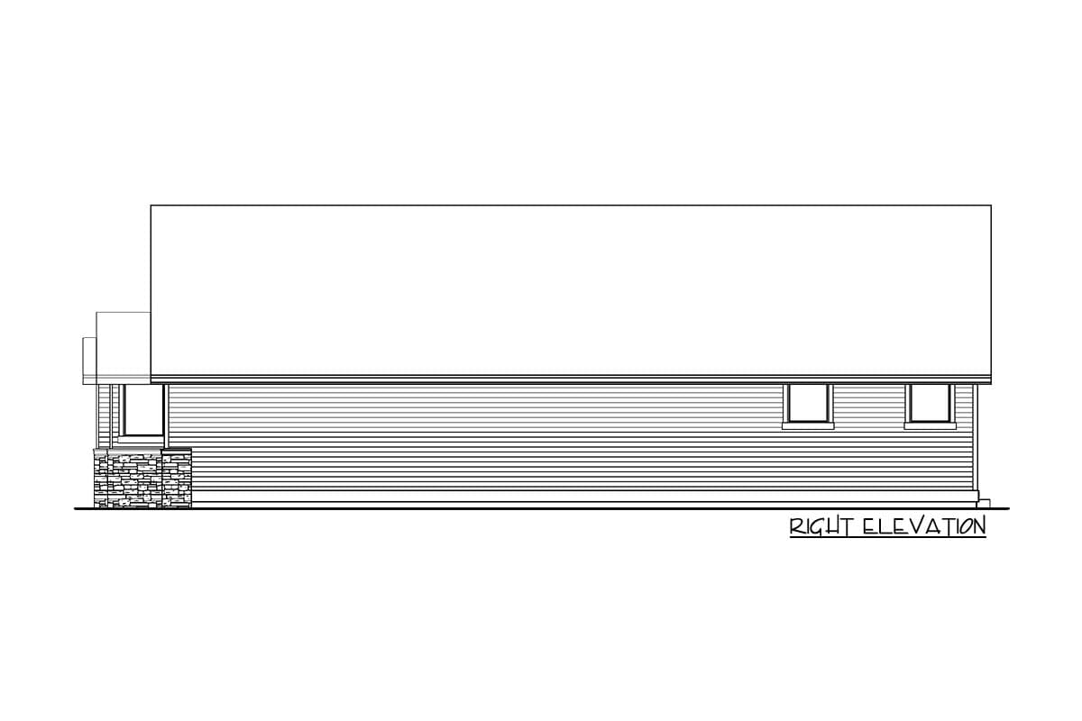 Plan 737026LVL: 40' Wide New American House Plan with Home Office Potential - Image #5 - New American, Ranch
