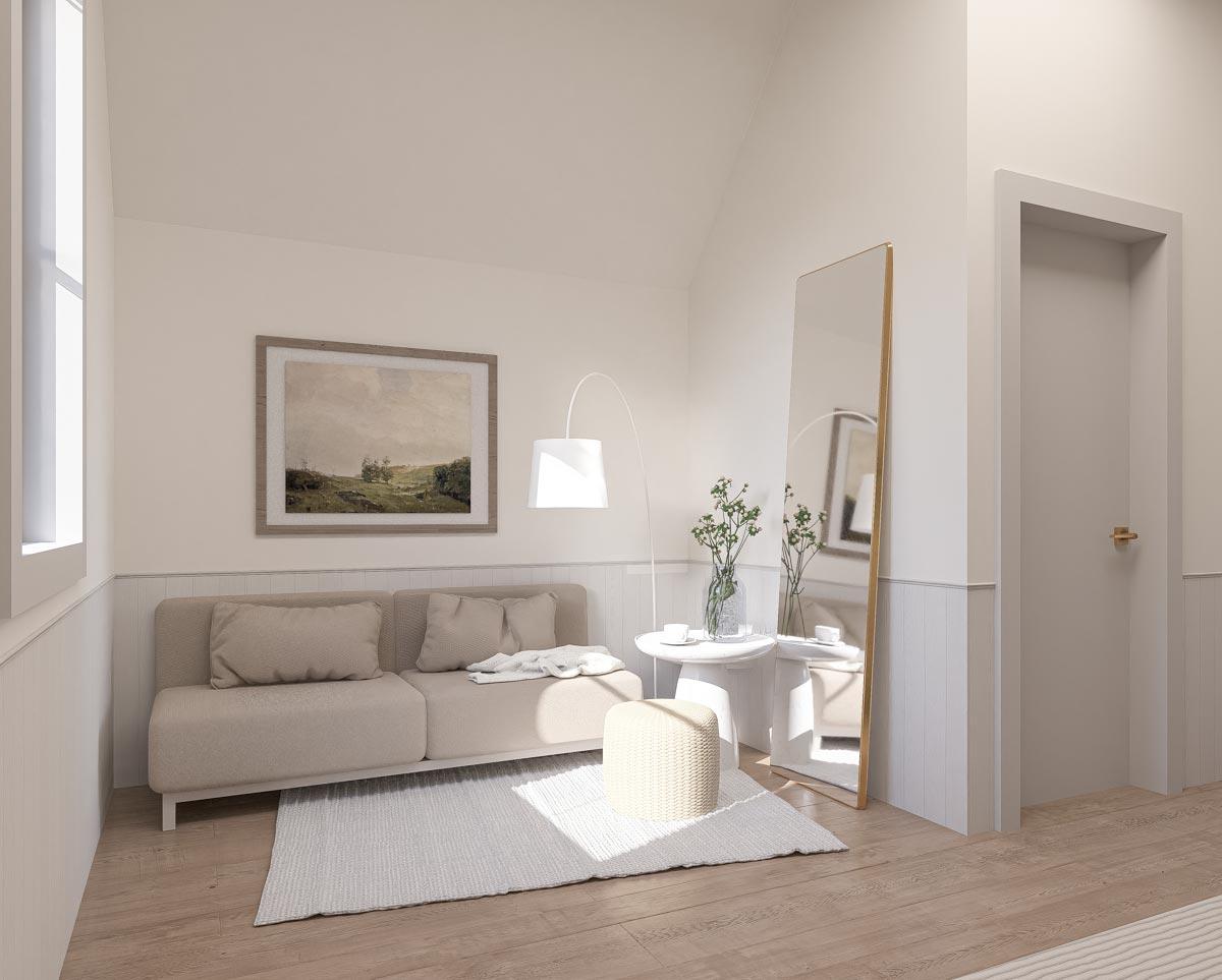 Plan 270055AF: Mountain Cottage with Two-Story Great Room and Loft - 1364 Sq Ft - Image #13 - Cabin, Cottage, Craftsman, Mountain, Rustic