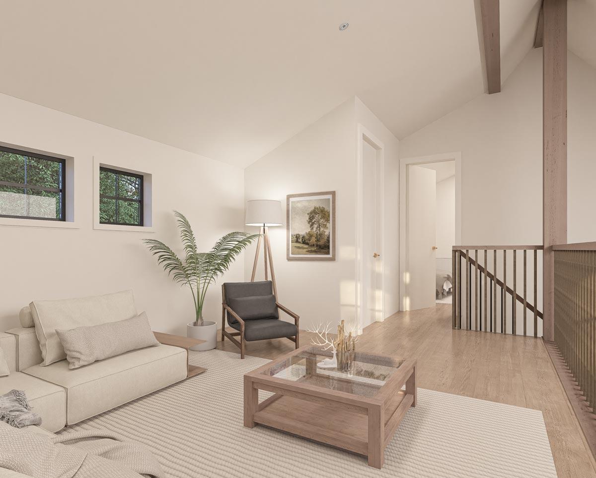 Plan 270055AF: Mountain Cottage with Two-Story Great Room and Loft - 1364 Sq Ft - Image #11 - Cabin, Cottage, Craftsman, Mountain, Rustic