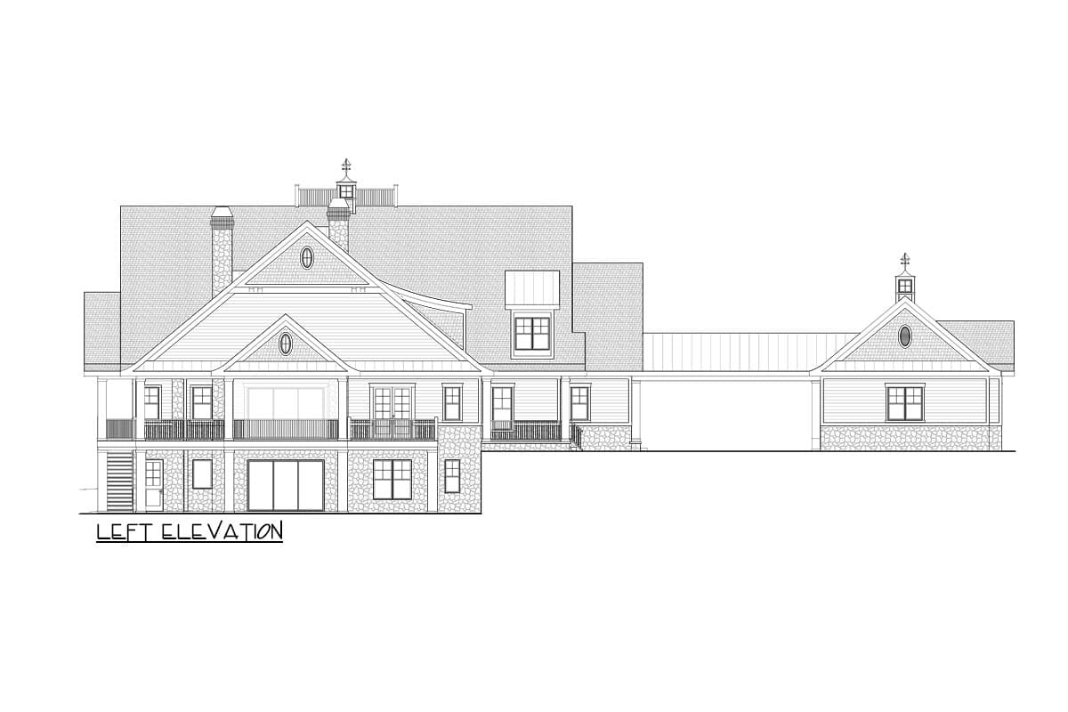 Plan 871015JEN: Luxury Coastal Home Plan for Rear Sloping Lot - Image #24 - Coastal, Country