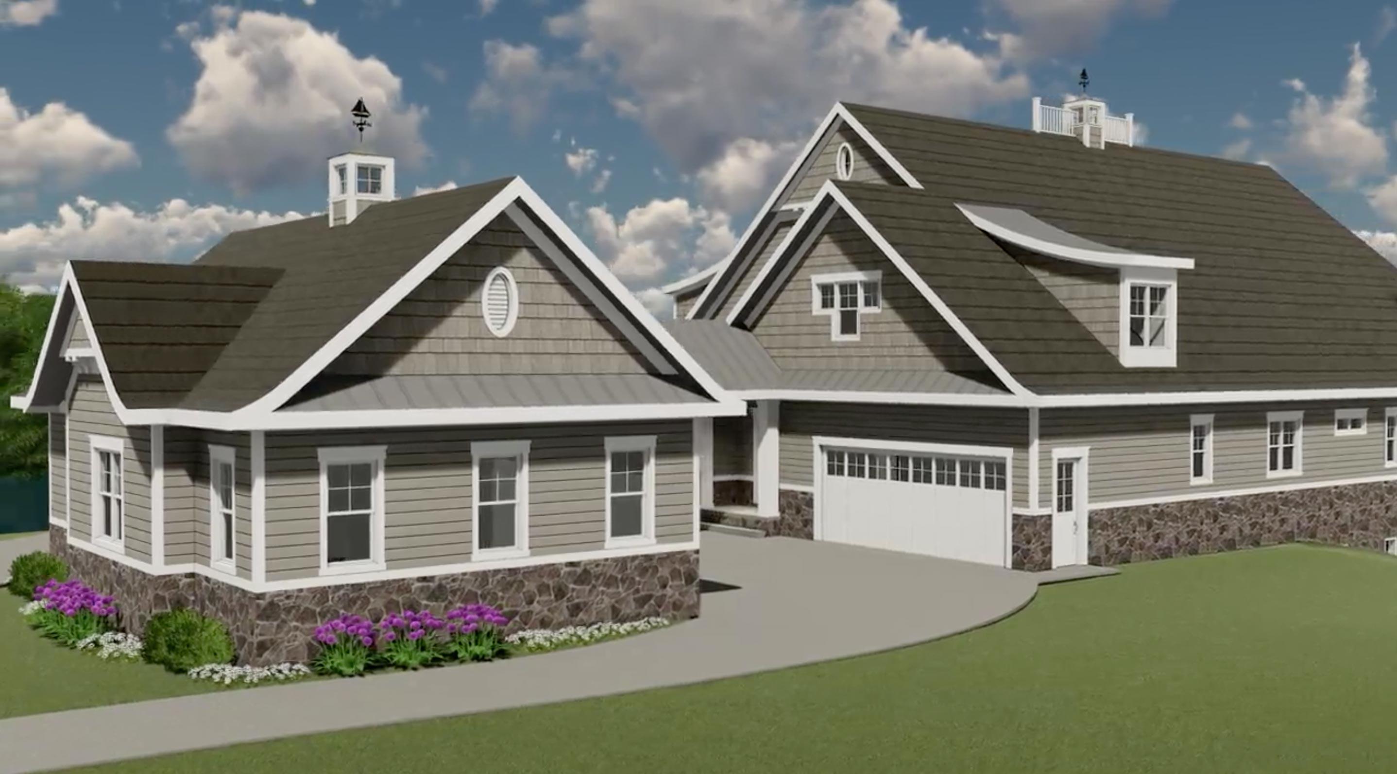 Plan 871015JEN: Luxury Coastal Home Plan for Rear Sloping Lot - Image #9 - Coastal, Country