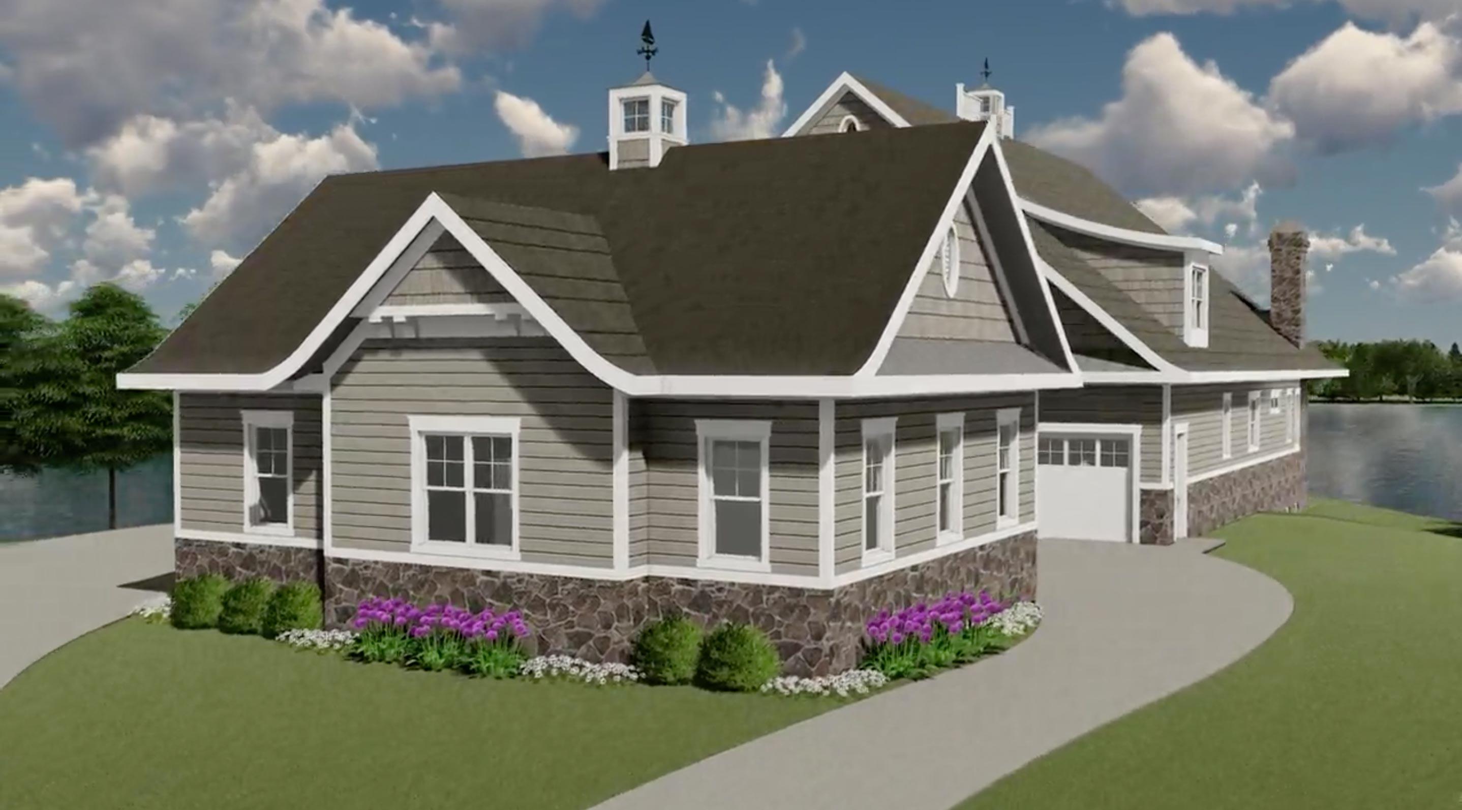 Plan 871015JEN: Luxury Coastal Home Plan for Rear Sloping Lot - Image #10 - Coastal, Country